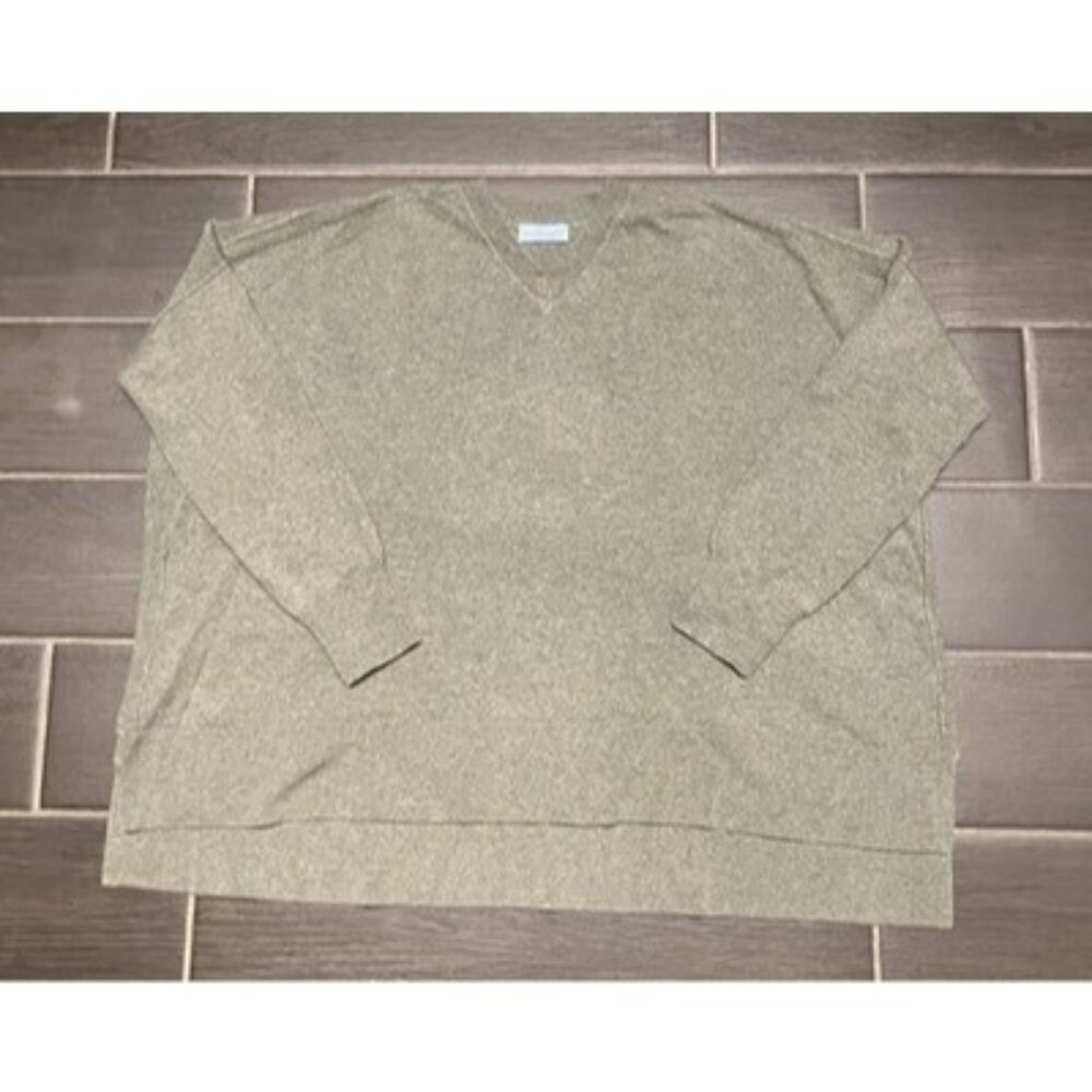 Women’s Michael Gabriel Green 100% Cashmere Sweater Size OS Oversized